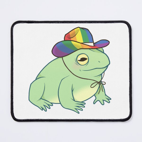 Item preview, Gay Pride Cowboy Frog designed and sold by saltuurn.