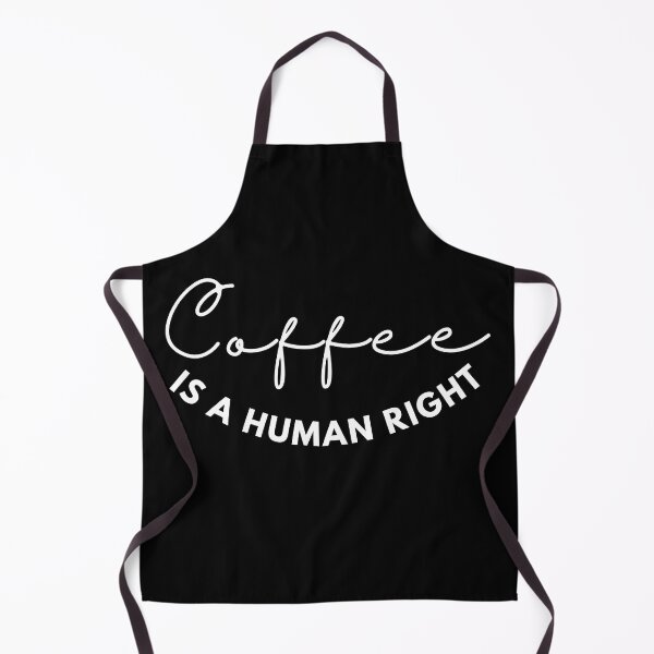 Item preview, Coffee shop solo, coffee is a human right,are you brewing coffee for me , positive quote ,black and white illustration. designed and sold by Coolclassy.