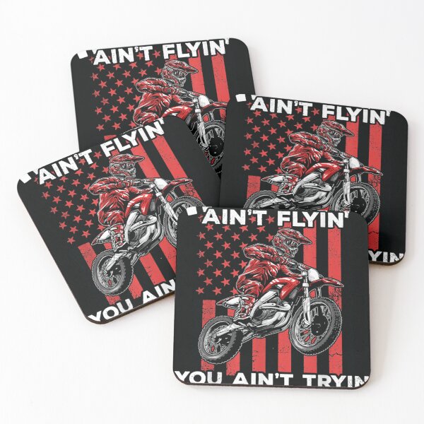 Item preview, If Dirt Ain't Flyin You Ain't Tryin Dirt Bike Motocross designed and sold by DeannaMarks.