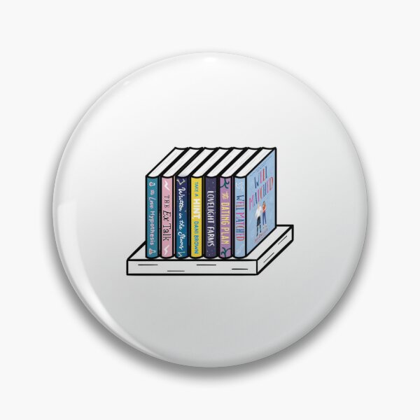 Item preview, Romance Book Stack C - Fake Dating designed and sold by bookshelfsketch.