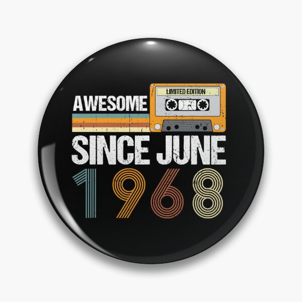 Item preview, Awesome Since June 1968 | 54th birthday | vintage June 1968 designed and sold by AMINE  ★★★★★.