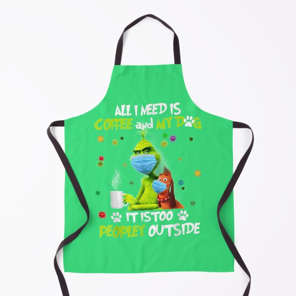 Item preview, All i need is coffee and my dog it too peopley outside mask designed and sold by EricNhung1.