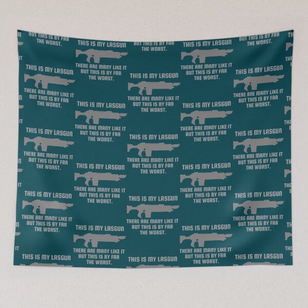 Item preview, This Is My Lasgun There Are Many Like It But This Is By Far The Worse_quot_ 40k Print designed and sold by SomeTeeShirtsF.