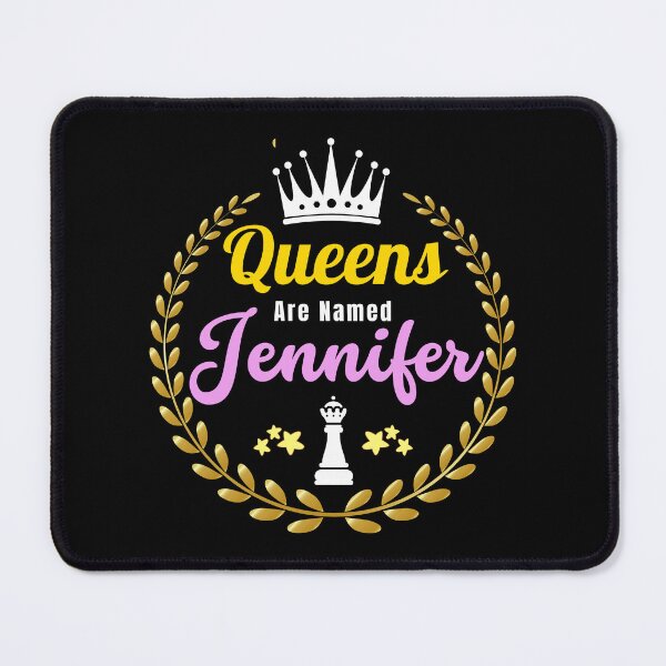 Item preview, Queens Are Named Jennifer - Custom Gifts For Jennifer | Retro Gold Purple Design designed and sold by Delandor.