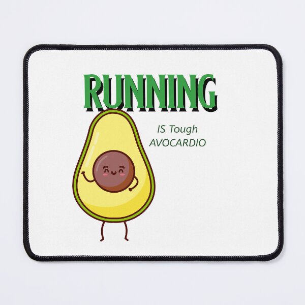 Item preview, RUNNING IS Tough AVOCARDIO. designed and sold by FreeRange Co.