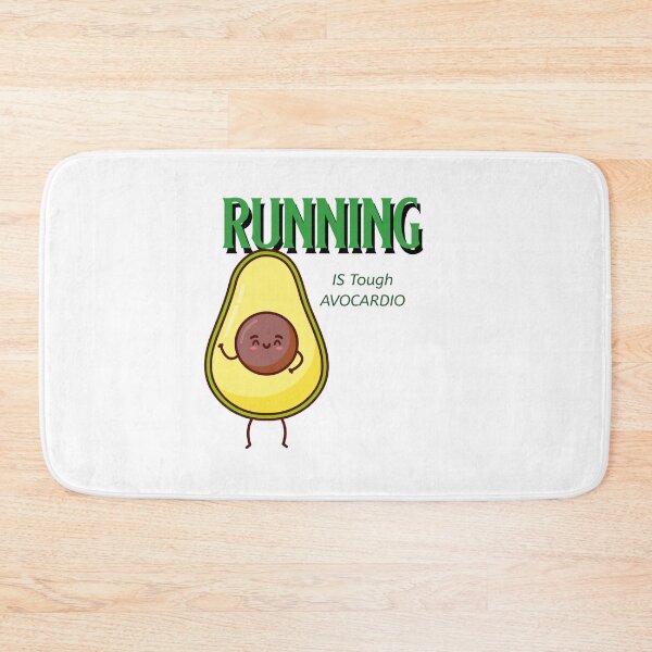 Item preview, RUNNING IS Tough AVOCARDIO. designed and sold by FreeRange Co.