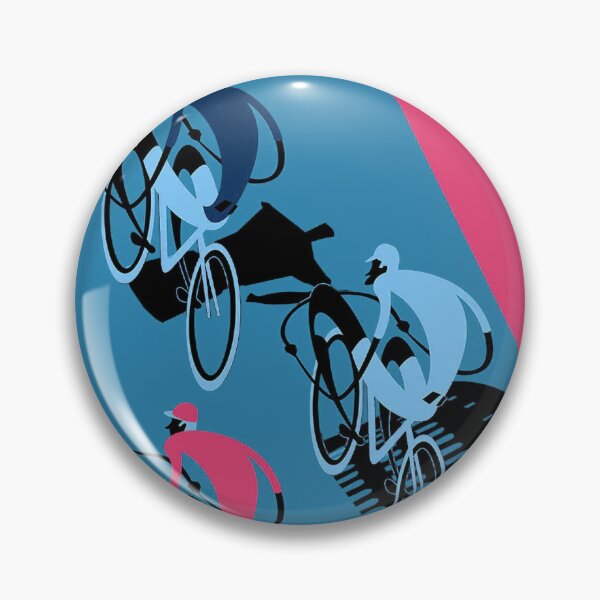 Item preview, GIRO D ITALIA : Abstract Bologna Verona Bicycle Racing Print designed and sold by posterbobs.