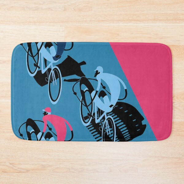 Item preview, GIRO D ITALIA : Abstract Bologna Verona Bicycle Racing Print designed and sold by posterbobs.