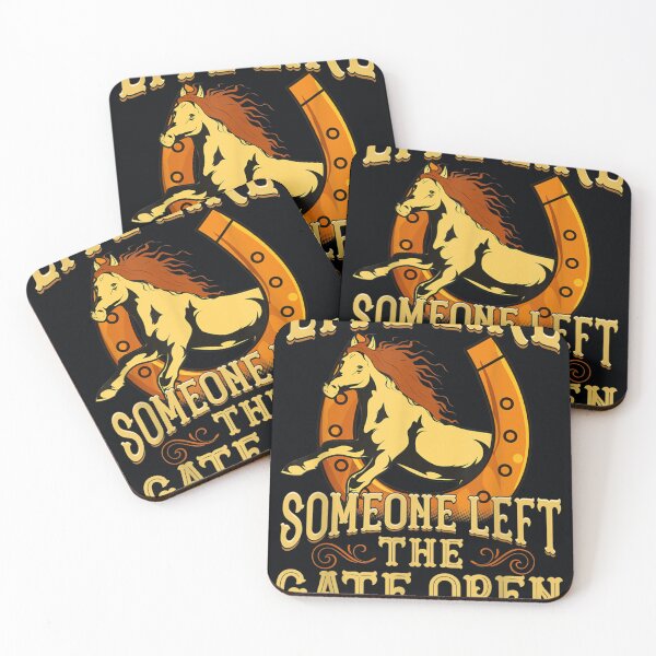 Item preview, Inspiring Live Like Someone Left The Gate Open Horse Quote designed and sold by DeannaMarks.