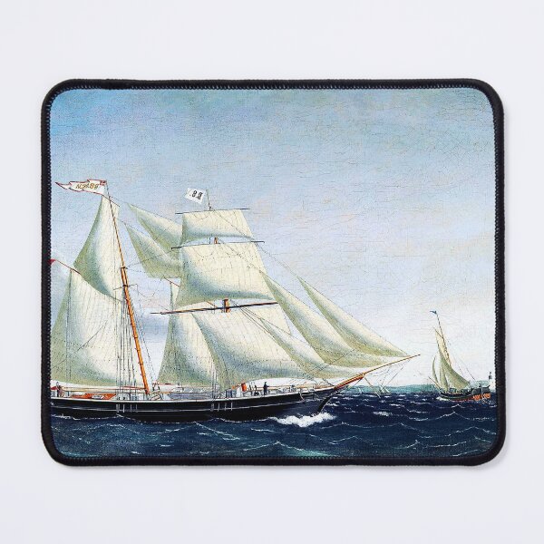 Item preview, The brigantine "Ørnen" passing Helsingør Roadstead - Jens Thielsen Locher and Carl Locher (1869) designed and sold by Geraldo Garcia.