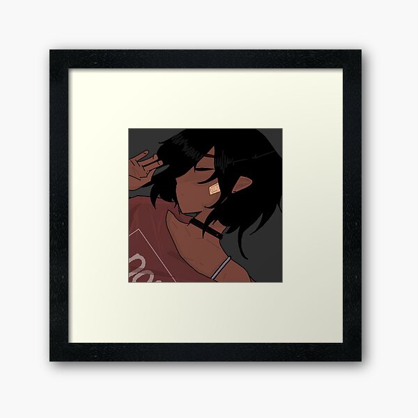 Anime Girl Sleeping Black Hair School Uniform White Flowers Anime Matte  Finish Poster Paper Print - Animation & Cartoons posters in India - Buy  art, film, design, movie, music, nature and educational