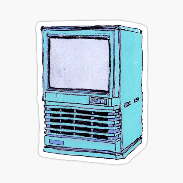Television Set 3 Sticker