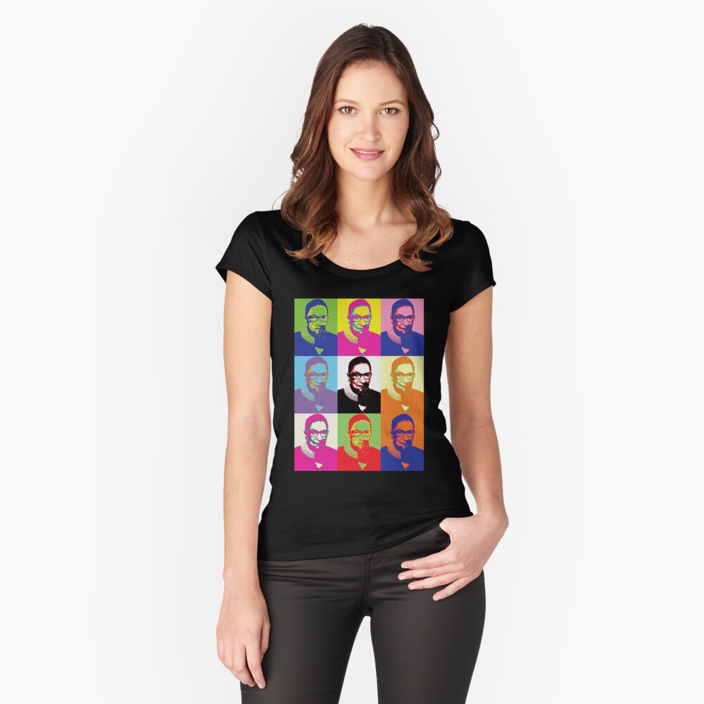 Notorious RBG Superstar Fitted Scoop T-Shirt