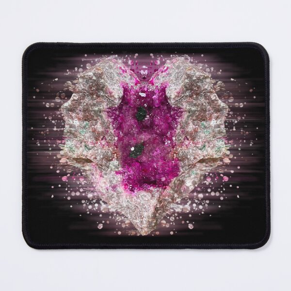 Item preview, Aphrodite Stone Crystal Heart Cobalto Calcite on Dolomite Photo designed and sold by MidnightML.