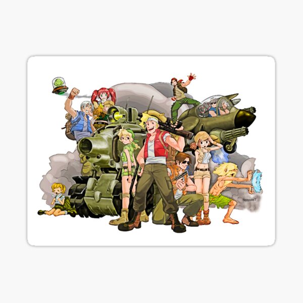 Sticker Métal Slug Universel pour borne d'arcade