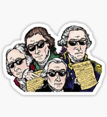 Founding Father Dudes Sticker