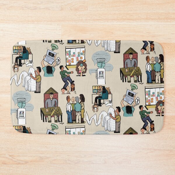 Item preview, Work life on beige designed and sold by Quick Brown Fox Canada.