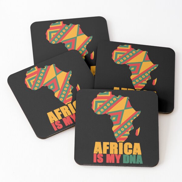 Aperçu de l'œuvre L'Afrique est mon design coloré d'adn créée et vendue par XperienceShop.