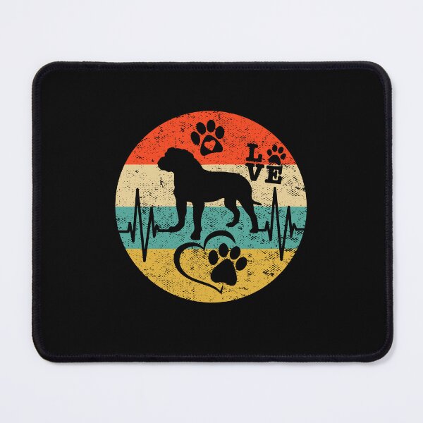 Item preview, English mastiff lover, vintage retro sunset english mastiff puppy dog, funny mastiffs dogs owner mom gift designed and sold by PRINTED ..