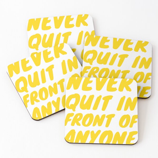 Item preview, Never quit in front of anyone T-shirt designed and sold by Unfullo.