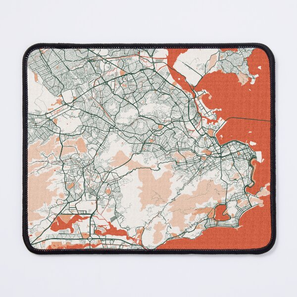 Item preview, Rio de Janeiro City Map of Brazil - Bohemian designed and sold by deMAP.
