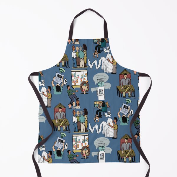 Item preview, Work Life on Blue designed and sold by Quick Brown Fox Canada.
