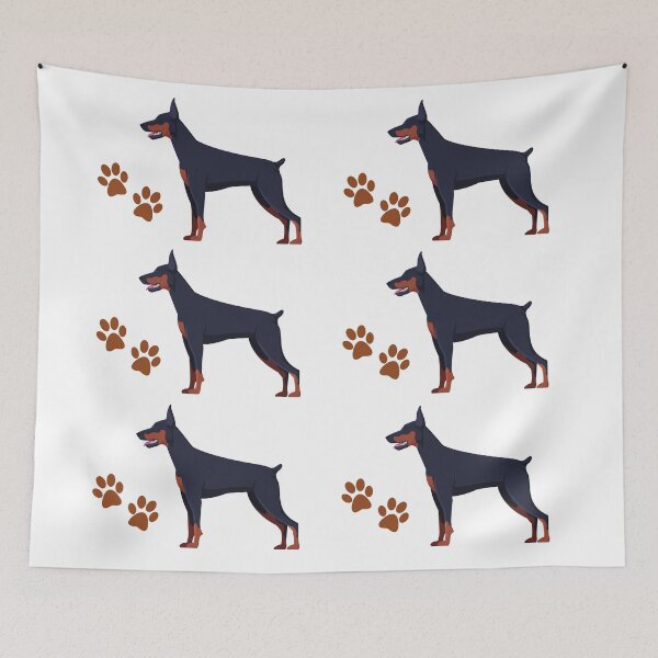 Item preview, Doberman pinscher dog pattern designed and sold by Maful.