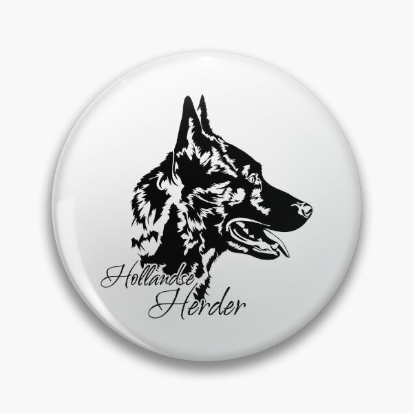 Item preview, Hollandse Herder Dutch Shepherd Portrait designed and sold by dogarts.