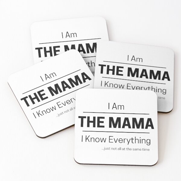 Item preview, Funny Mom Knows Everything Quote Saying, I Am The Mama, I Know Everything, Walking Encyclopedia, Trivia Goddess, Black Text designed and sold by hjsmith.