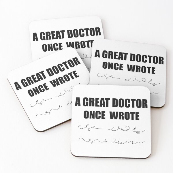 Item preview, A great doctor once wrote funny t-shirt doctor humour gift for men gift for women classic t-shirt designed and sold by GhostAmine.