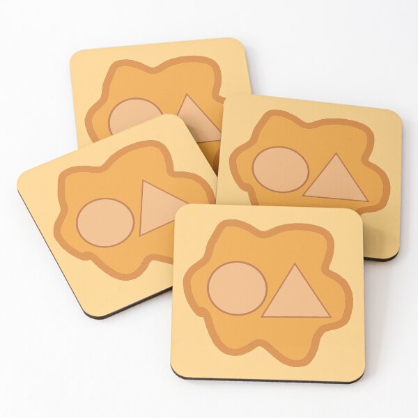 Item preview, circle and triangle dalgona coffee sweets designed and sold by AurelsPrints.