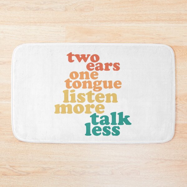 Item preview, Two Ears One Tongue Listen More Talk Less designed and sold by Rhu Creations.
