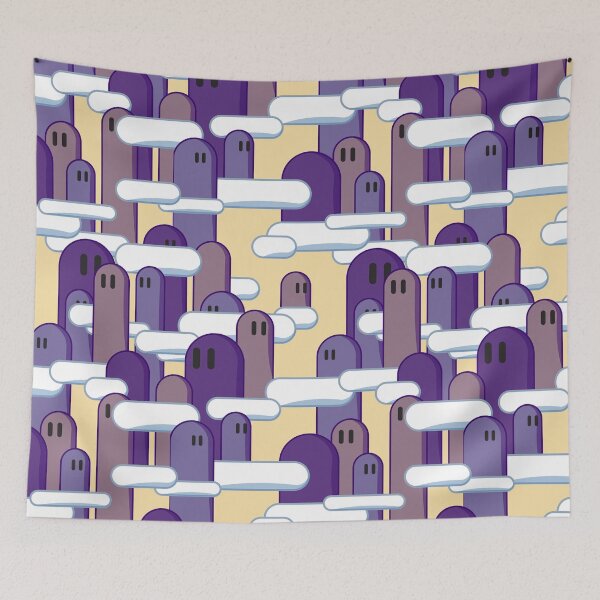 Item preview, Chocolate Island Hills - Classic Video Game Landscape designed and sold by tymonardo.