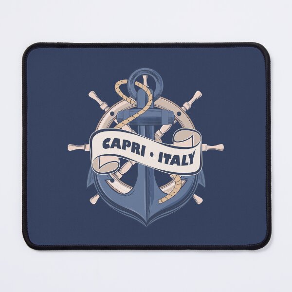 Item preview, Capri Italy Nautical Summer Anchor Design designed and sold by CynthiaGraphics.