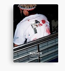 Kevin Abstract - Runner Canvas Print