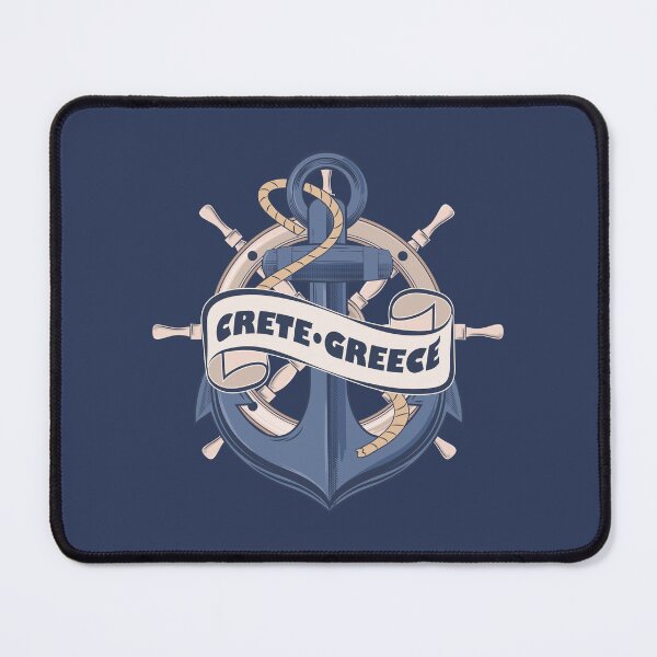 Item preview, Crete Greece Nautical Summer Anchor Design designed and sold by CynthiaGraphics.