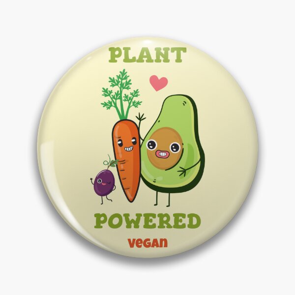 Item preview, Plant Powered - Vegan Quote designed and sold by SwordsAndCharms.