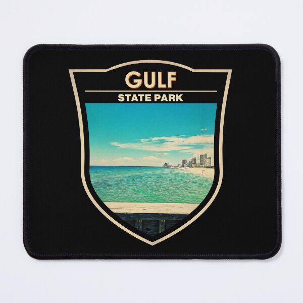 Item preview, Gulf State Park Alabama Watercolor Badge designed and sold by KrisSidDesigns.