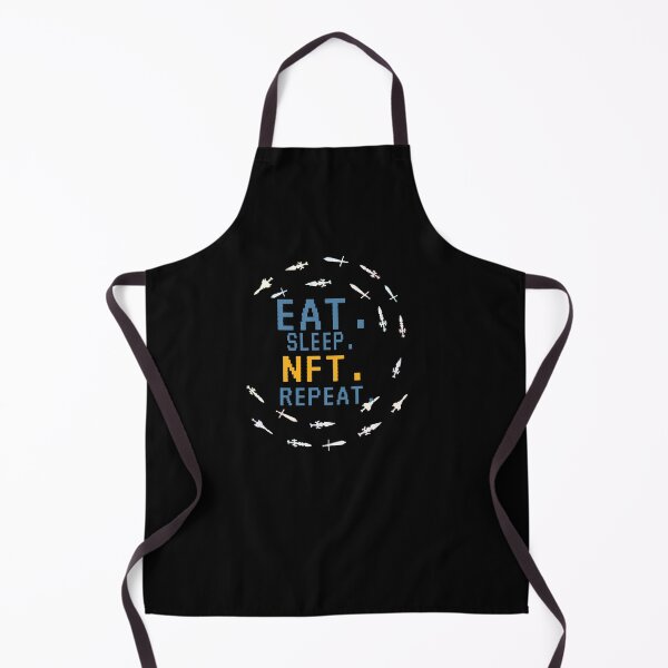 Item preview, eat sleep nft repeat designed and sold by arianpink.
