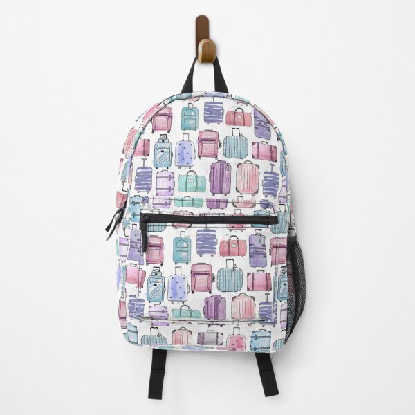 Item preview, Watercolor luggages | baggages | bags. Hand drawn with ink and watercolos designed and sold by RenattaZare.