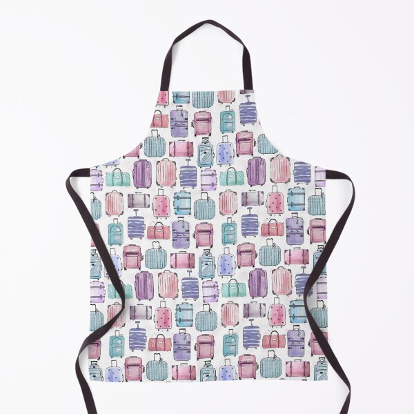 Item preview, Watercolor luggages | baggages | bags. Hand drawn with ink and watercolos designed and sold by RenattaZare.