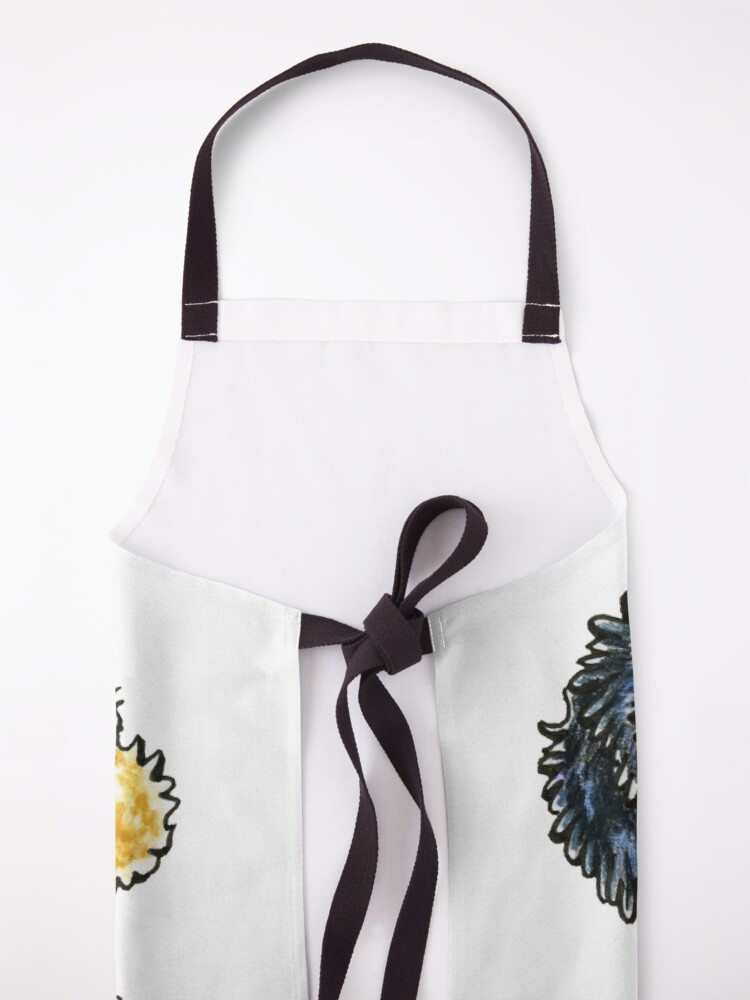 Alternate view of Black Yellow Labradoodles Lined Up Apron