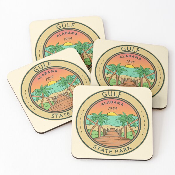 Item preview, Gulf State Park Alabama Circle Badge designed and sold by KrisSidDesigns.