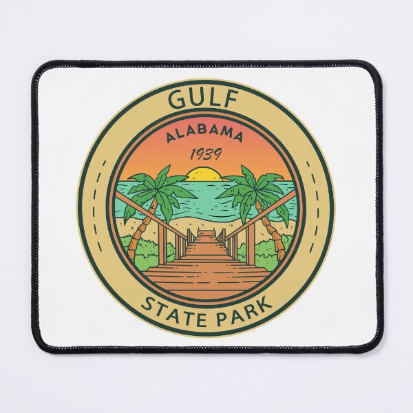 Item preview, Gulf State Park Alabama Circle Badge designed and sold by KrisSidDesigns.