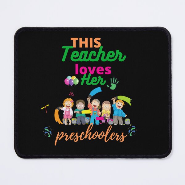 Item preview, This teacher loves her preschoolers best tshirt designed and sold by Havilaharts.