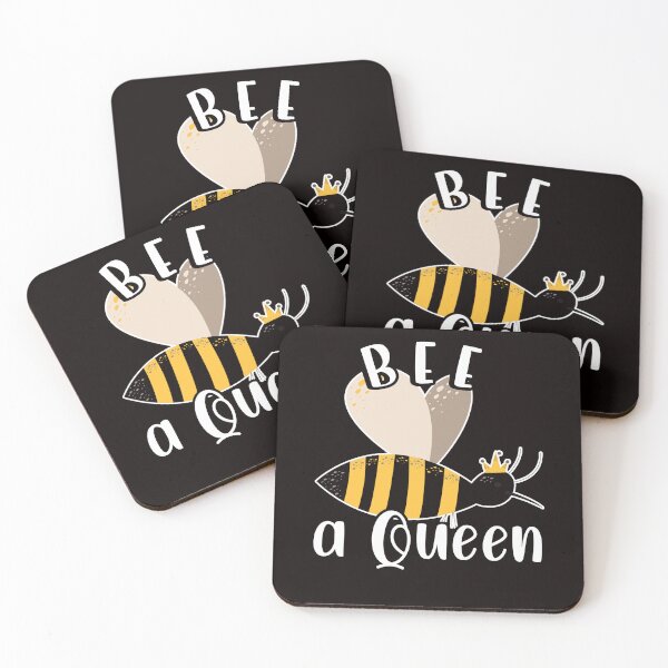 Item preview, Be Queen Funny Honey Bee Beautiful Beekeeper Honeycomb Bees designed and sold by TomGiantDesigns.