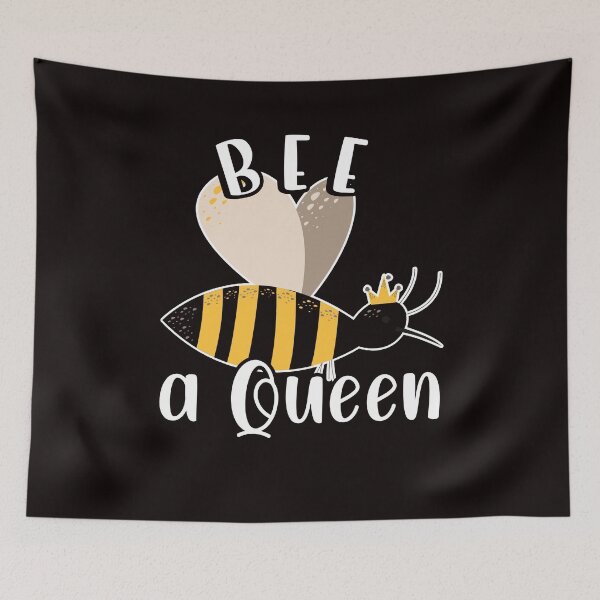 Item preview, Be Queen Funny Honey Bee Beautiful Beekeeper Honeycomb Bees designed and sold by TomGiantDesigns.