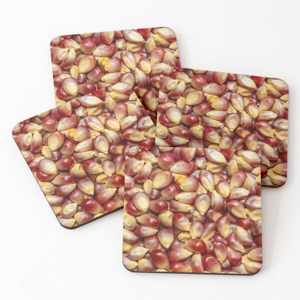 Item preview, Purple and Rouge Popcorn Kernels Food Photograph Pattern Design designed and sold by patternsoup.
