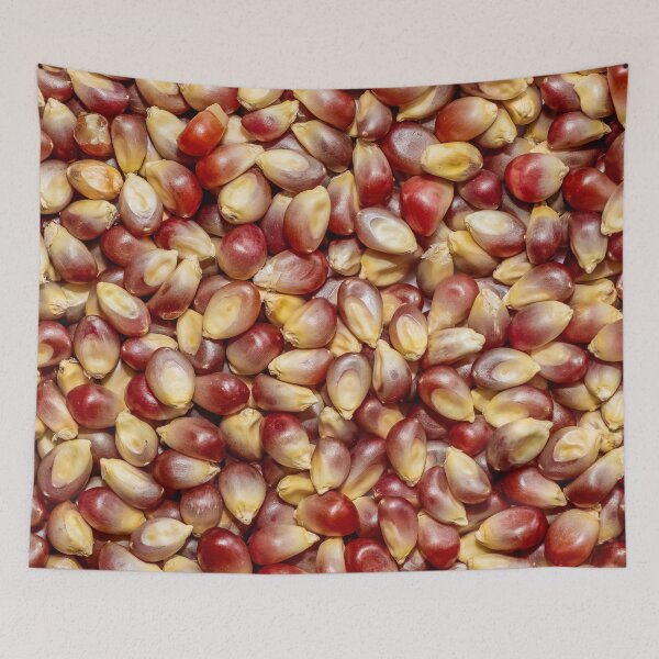 Item preview, Purple and Rouge Popcorn Kernels Food Photograph Pattern Design designed and sold by patternsoup.