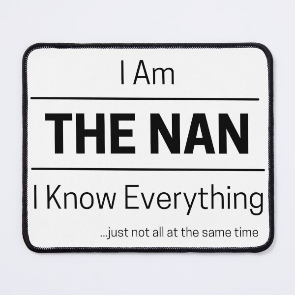 Item preview, Funny Grandma Knows Everything Quote Saying, I Am The Nan, I Know Everything, Walking Encyclopedia, Trivia Goddess, Black Text designed and sold by hjsmith.
